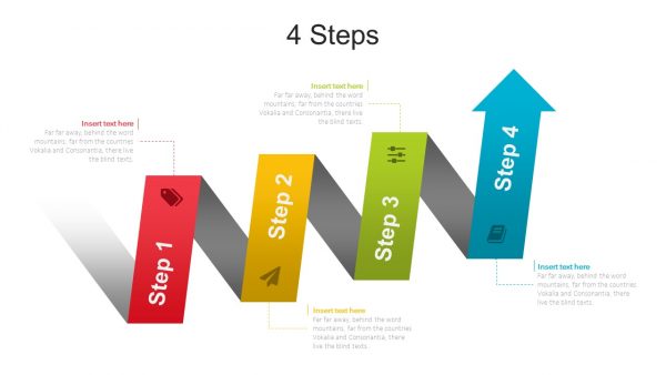 4 Steps PowerPoint Diagram