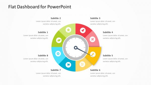 Flat Dashboard Slide 4