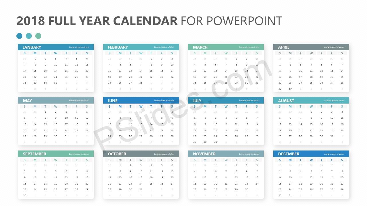 whole year calander