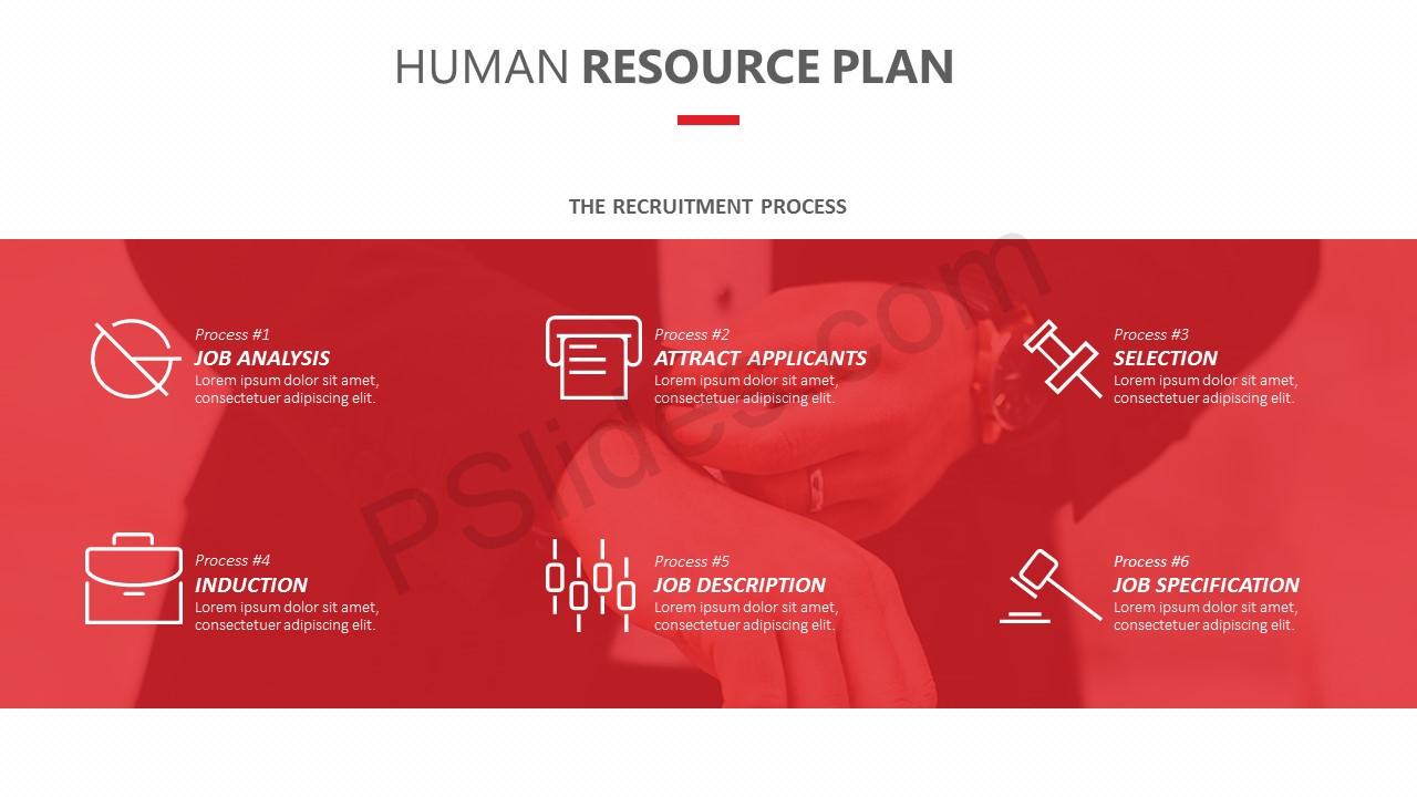 human resource plan powerpoint template - pslides human resource plan powerpoint template - pslides, Presentation templates